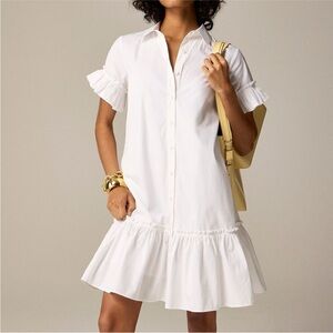 J. Crew Amelia White Dress Shirt